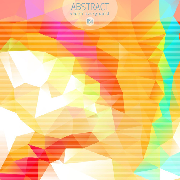 Abstract 3D geometric colorful mosaic background - Vektor, obrázek