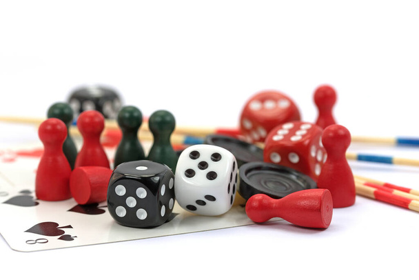Jogar figuras para vários jogos de tabuleiro - Foto, Imagem