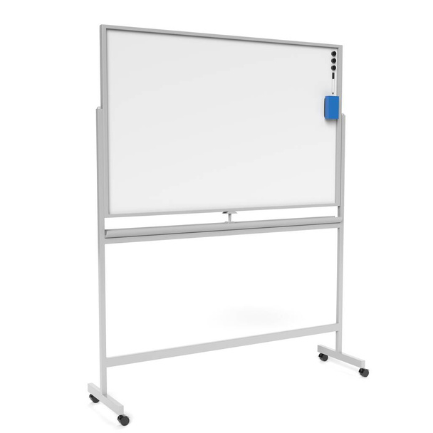 3D Illustration of a Whiteboard - Photo, Image