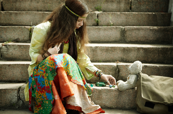Hippie woman - Photo, Image
