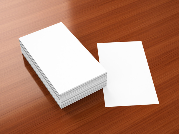 Business cards blank mockup - template - Photo, Image