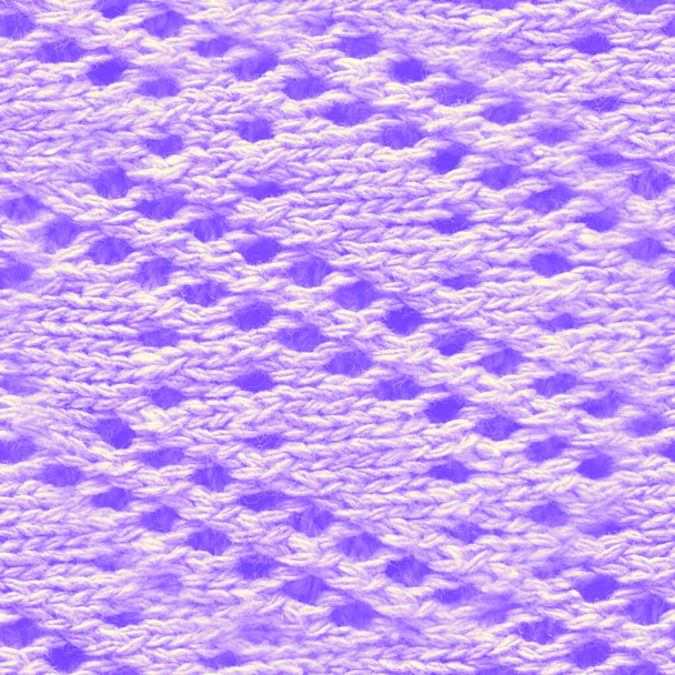 Texture Jumper. Textile de tricot biologique. Violet  - Photo, image