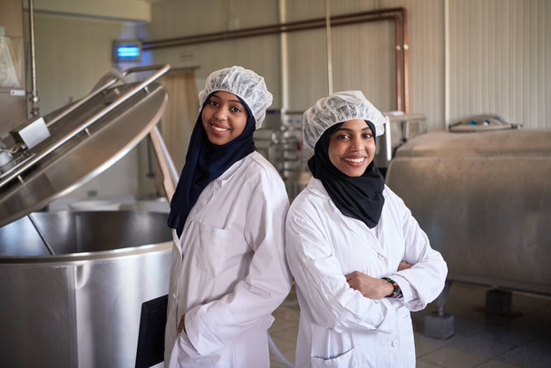 business woman team in local cheese production company - Photo, image