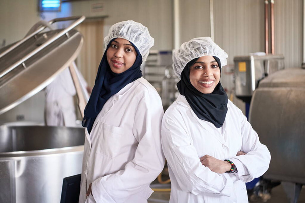 business woman team in local cheese production company - Photo, image