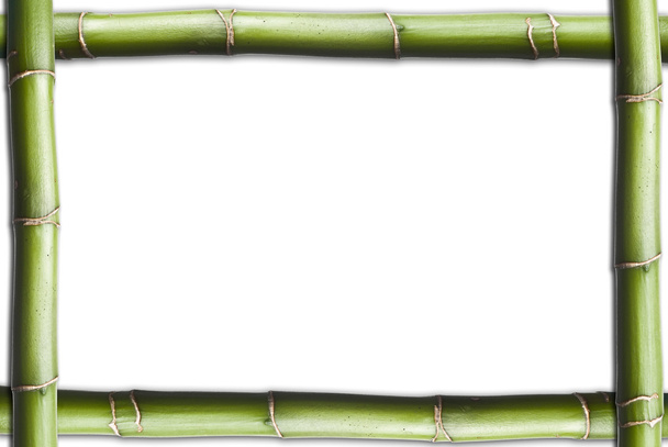 Горизонтальна рамка з бамбука
. - Фото, зображення