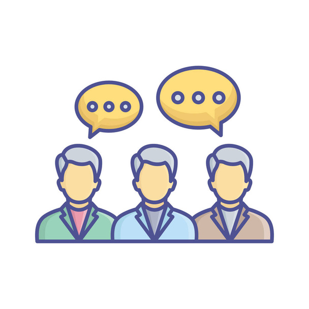 Beszélgetés Vector ikon, amely könnyen módosíthatja vagy szerkesztheti - Vektor, kép