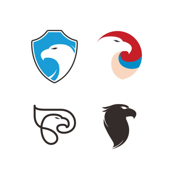 Kotka lintu logo kuvake suunnittelu - Vektori, kuva