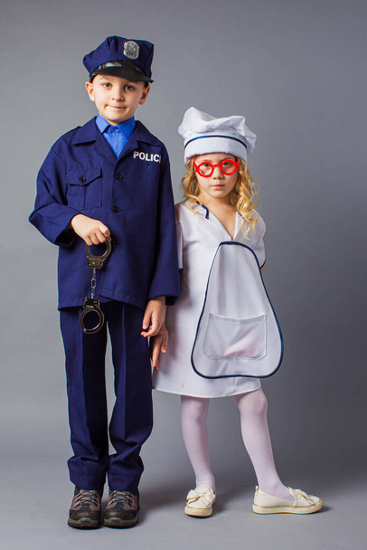 Kids are preparing to save lives through various professions - Photo, image