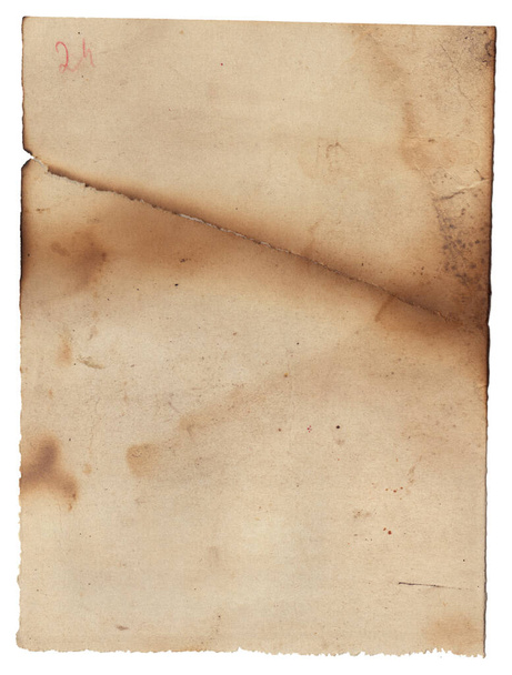 Vanha vintage karkea rakenne retro paperi palaneita tahroja ja naarmuja tausta eristetty - Valokuva, kuva