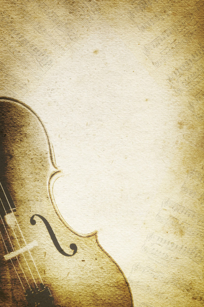 チェロのグランジ音楽の背景 - 写真・画像