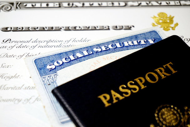 US naturalization documents - Photo, Image