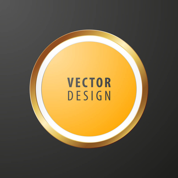 High Quality Luxury Frame on Background . Vector Isolated Illustration - Vettoriali, immagini