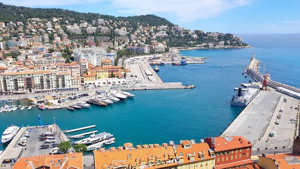 Port w Nicei, Riwiera Francuska - Zdjęcie, obraz