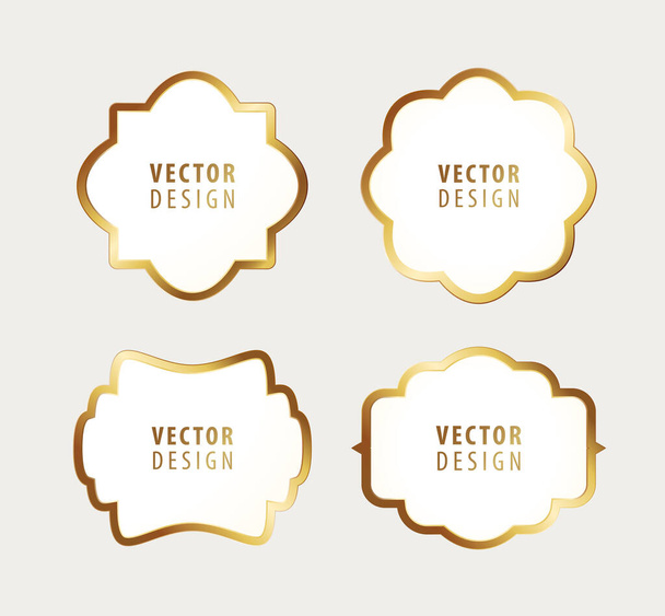 High Quality Luxury Frame on Background . Vector Isolated Illustration - ベクター画像