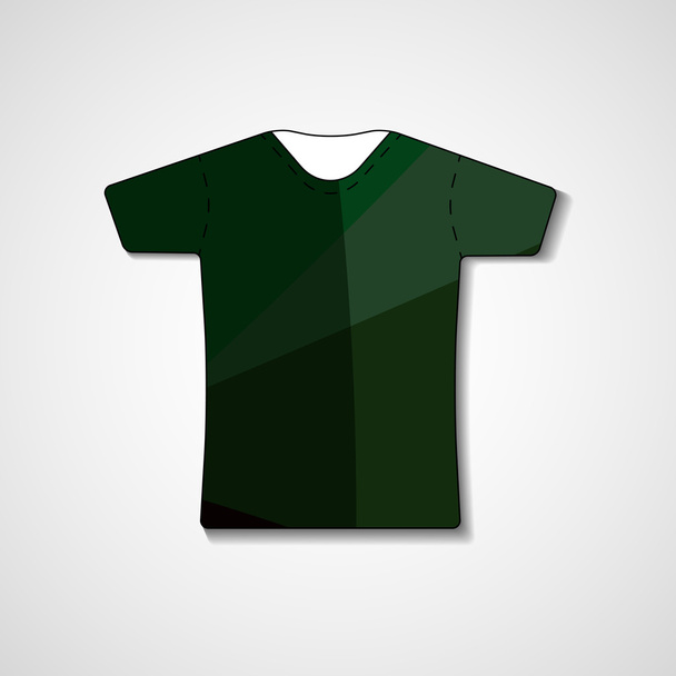 Abstract illustration on t-shirt - Vector, Image