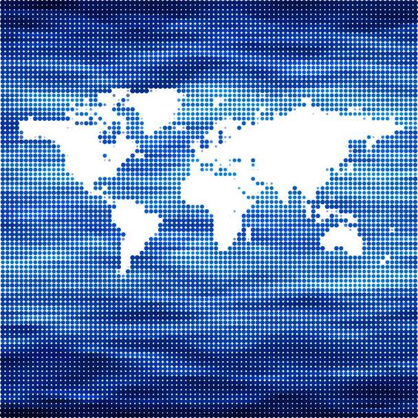 világ óceán vektoros Térkép fogalma - Vektor, kép