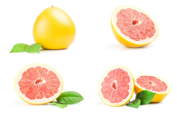 Collage of citrus fruit on a background - Photo, Image