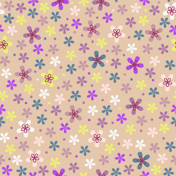 Flower seamless color pattern  - Вектор, зображення