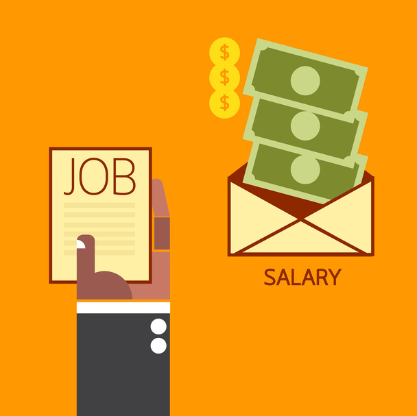 Salary concept - Vector, Image