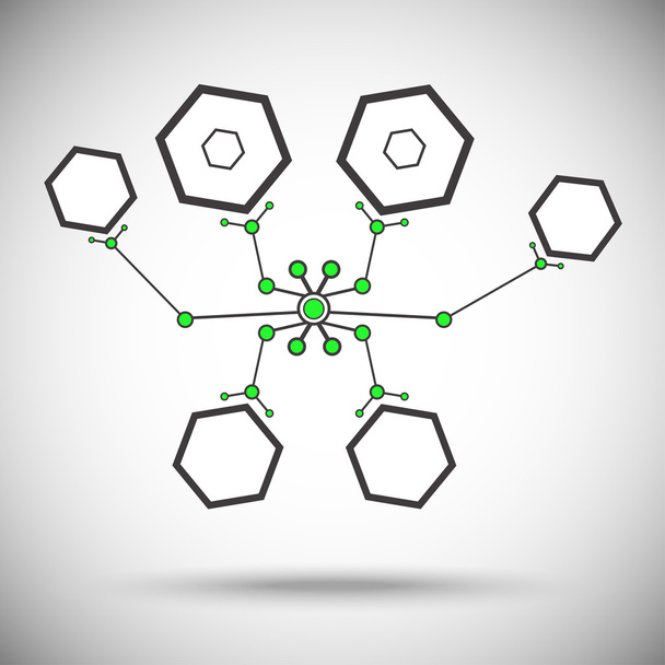 nanobot cinza-verde
 - Vetor, Imagem