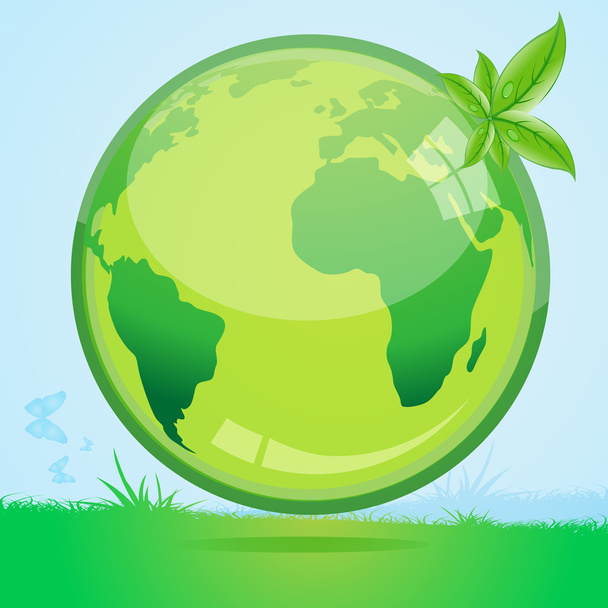 Recyclen van Globe - Foto, afbeelding