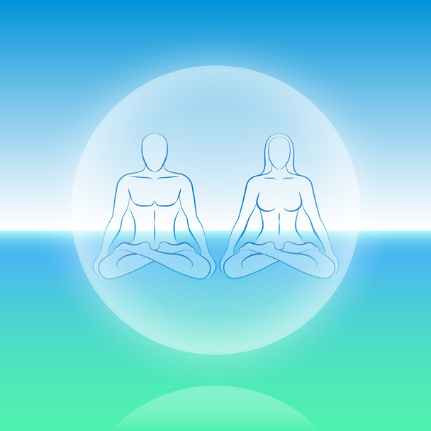 Dual Soul Meditation Sphere - Vector, Image