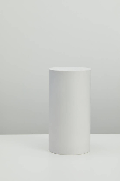 The realistic detailed white basic shapes set isolated on white background - Фото, зображення