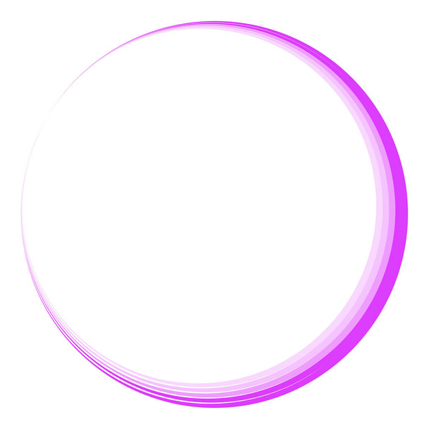 Geometric circular spiral, swirl and twirl. Cochlear, vortex, volute shape  Stock vector illustration, Clip art graphics. - Vector, Image