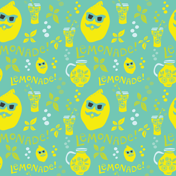 Modèle de limonade sans couture vectorielle
 - Vecteur, image