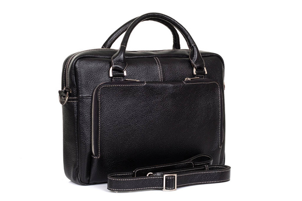 saco de couro genuíno designer para homens - Foto, Imagem