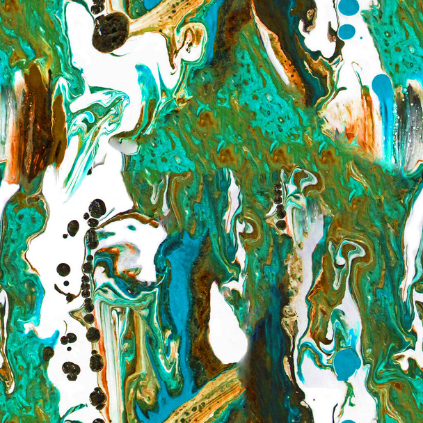 Abstrakte Fluid Art nahtlose Muster Hintergrund - Foto, Bild