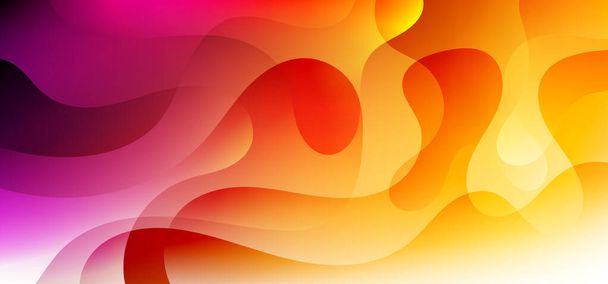 Abstract background trendy fluid vibrant color gradient shape dynamic with lighting effect. Vector illustration - Vector, Image