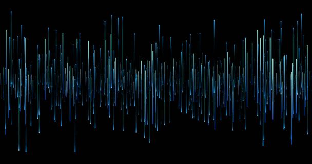 Υπόβαθρο ηχητικών κυμάτων. Μουσική και ηχητικά κύματα λάμπουν πανό. Μαγικά φωτεινά χρώματα ρίγες. - Φωτογραφία, εικόνα