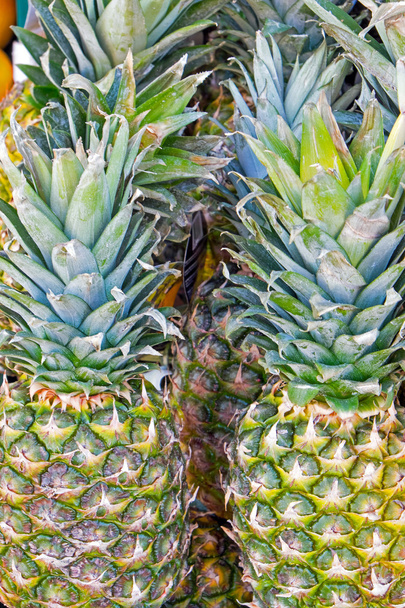 Pineapples on a market - Photo, Image