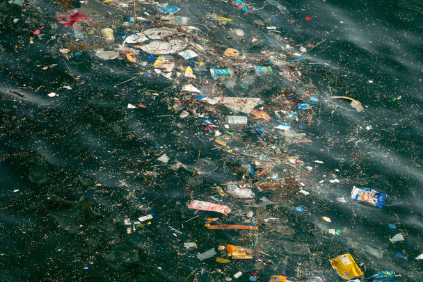 Déchets en mer, pollution de l'environnement - Photo, image