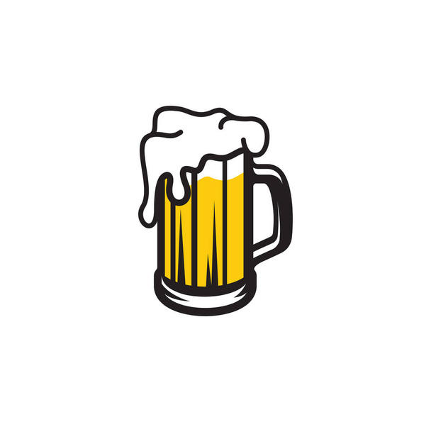 ビールマグカップのベクトルイラスト - ベクター画像