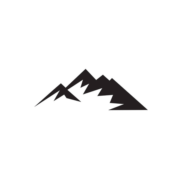 Ilustración vectorial del signo abstracto de montaña - Vector, Imagen