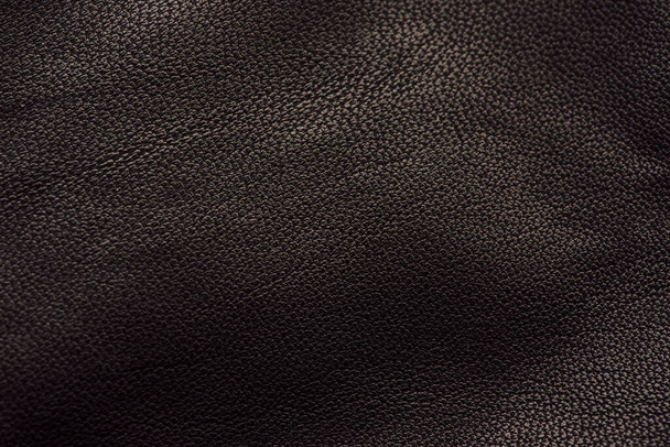 textura de tela negra. la tela negra. Material para diseñadores negro Fondo de cuero. Cuero - Foto, Imagen