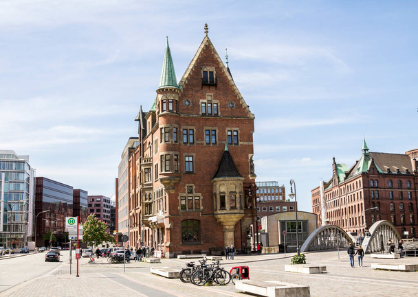 Berühmte Speicherstadt in Hamburg innerhalb der HafenCity, Deutschland. Hamburg - Foto, Bild