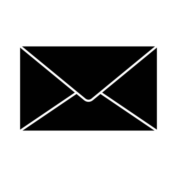 Email Half Glyph Style vector icon which can easily modify or edit - Vector, Image