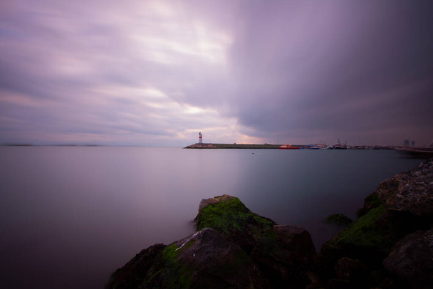 Istanbul's most beautiful beaches / long exposure photography - Photo, Image