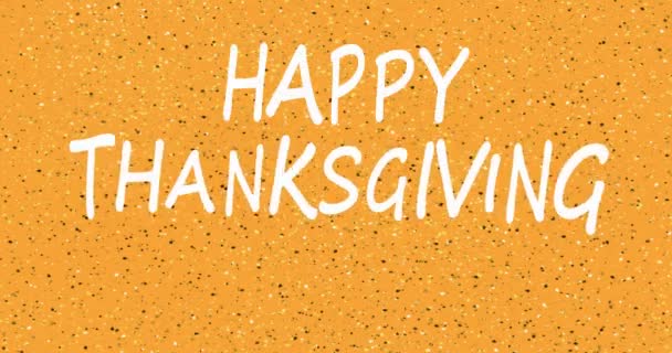 Thanksgiving Dag. Briefkaart voor felicitaties. Gelukkige Thanksgiving spandoek - Video