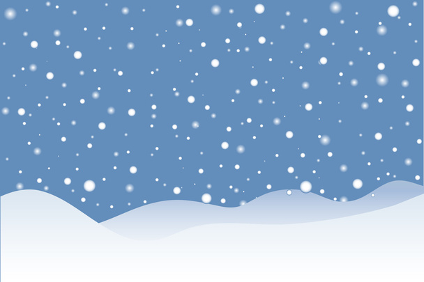 Снежный фон
 - Вектор,изображение