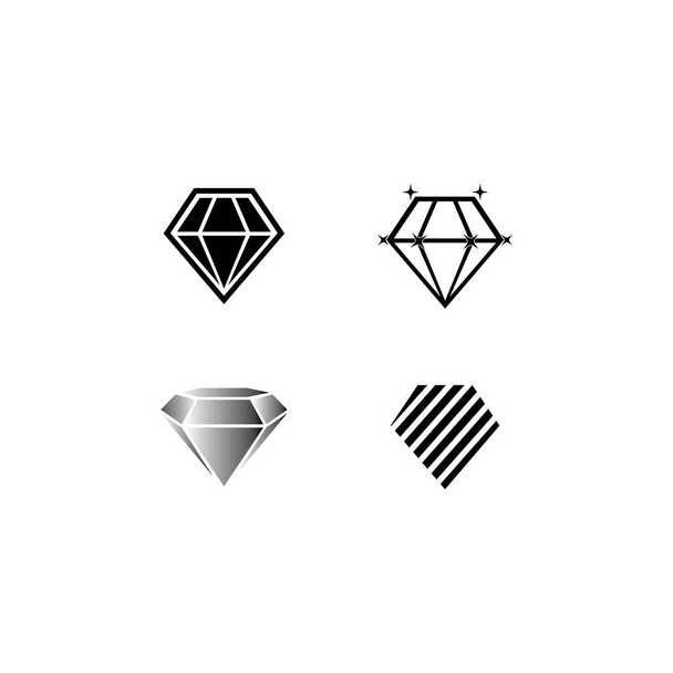 ダイヤモンドロゴベクトルデザインテンプレートイラスト - ベクター画像