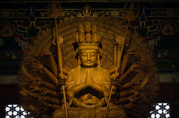 Goddess of mercy in Kammalawat Dragon temple,Thailand - Foto, Bild