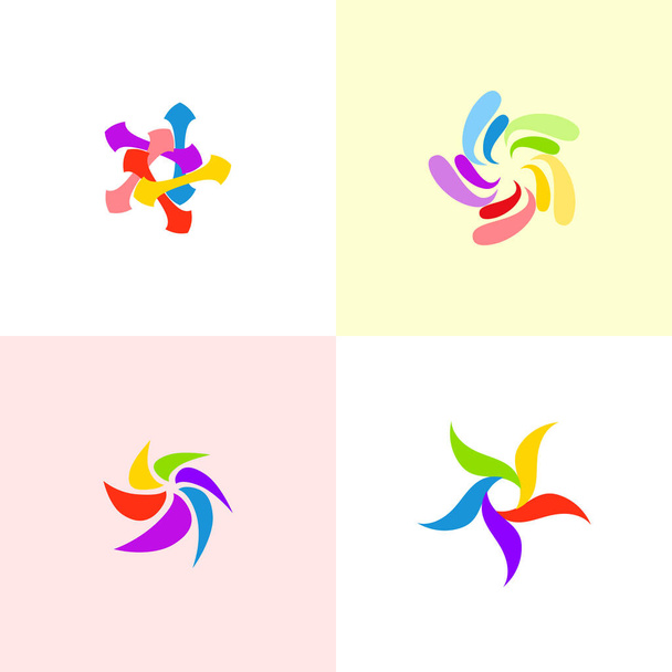 Different abstract trendy symbols for your design - Vector, imagen