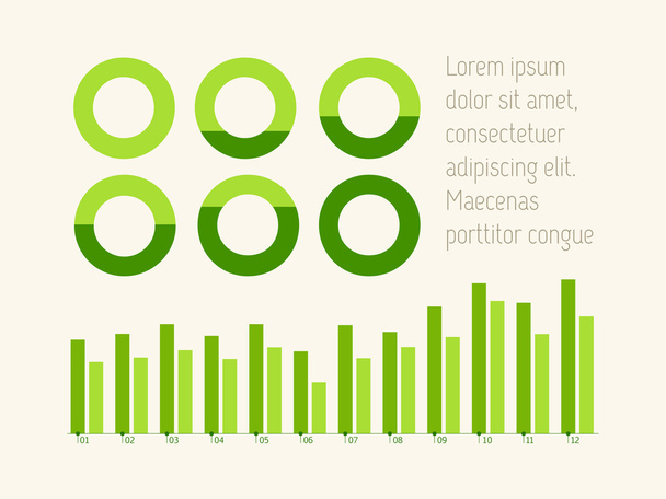 Infographic Elements. - Vektor, Bild
