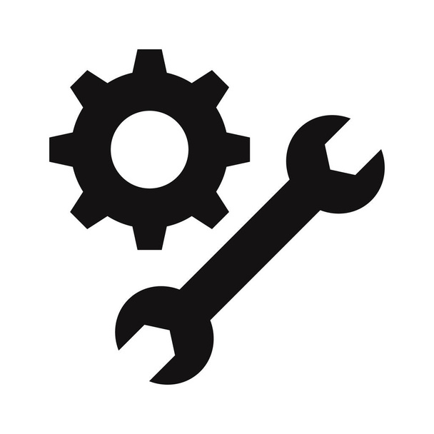 Settings tools Glyph Vector Icon which can easily modify or edit - Vector, Image