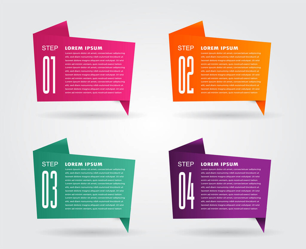 colorful modern text box template for website, computer graphic, technology and internet, banner - Vector, Image