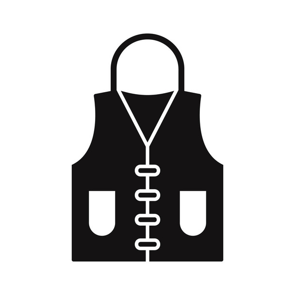 安全のためのライフジャケット簡単に変更または編集することができグリフベクトルアイコン - ベクター画像